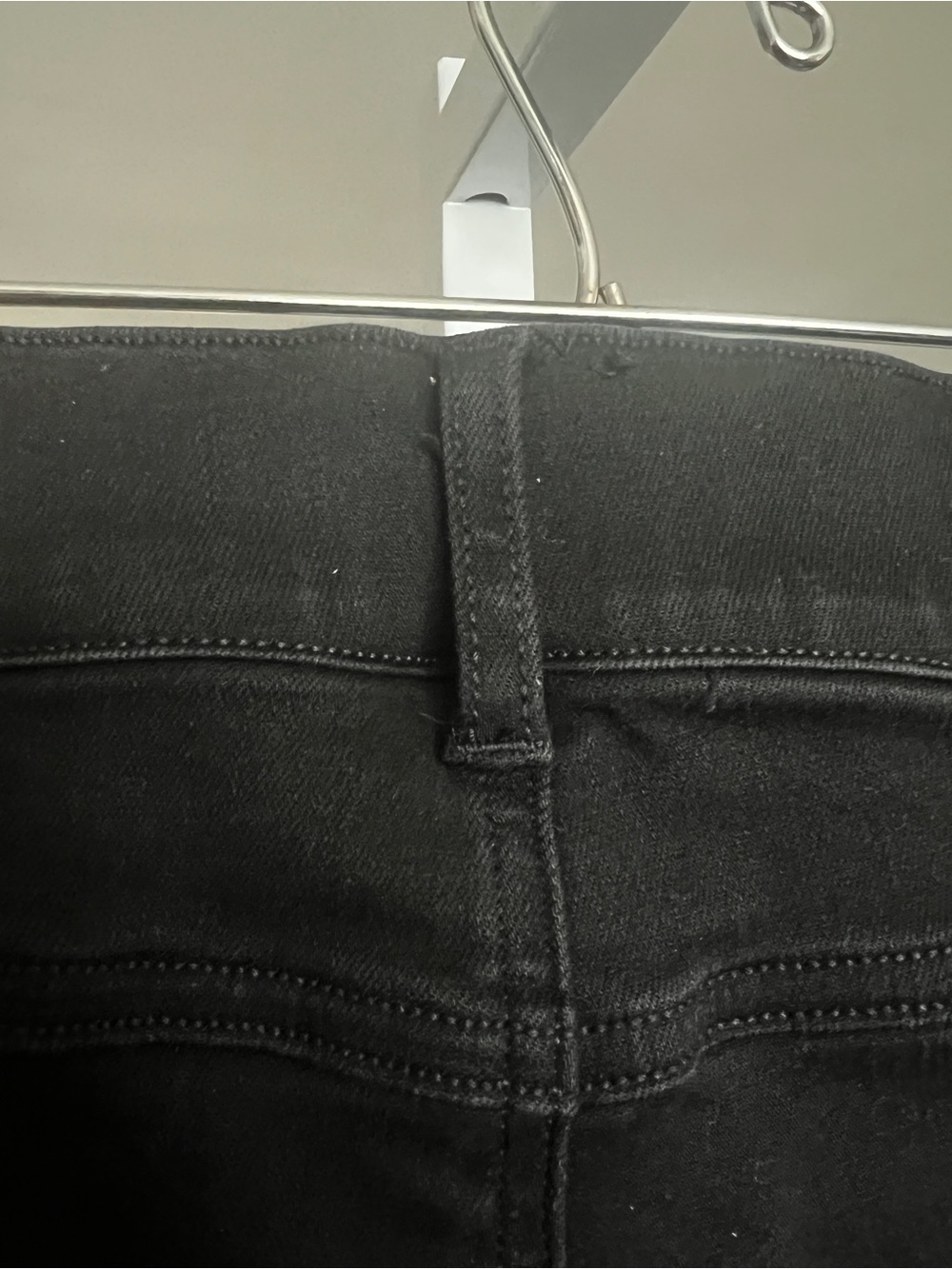 Spanx EveryWear Pull On Kick Flare Jeans Cropped Smooth Tummy High Rise Blk M - Picture 7 of 12